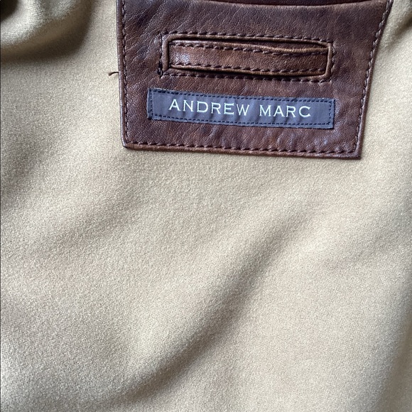 ANDREW MARC Waxed Leather Jacket - Picture 8 of 10